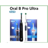 Oral B Pro Ultra Electric Toothbrush Pro 4 Pressure Sensor 48,800 Strokes/Min 2 Min Timer 30s Remind