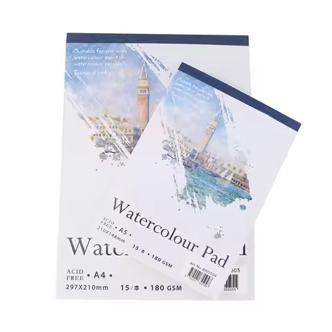A4/A5 Artist Sketch Book Watercolor Paper Notepad For Painting Drawing Diary Creative Notebook Paint