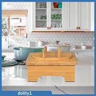 [Dolity1] Wood Hot Pads Trivet Heat Resistant stone Pot Holder Wooden Table Mat for Hot Pot kitchen 
