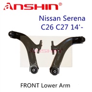 Nissan Serena C26 FRONT Lower Arm ANSHIN (Japan Quality) [RIGHT/LEFT] (54500-5TA0A; 54501-5TA0A)
