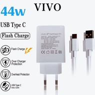 Original Vivo & iQOO 44W FlashCharge Charger + Type-C Fast Charging Data Cable
