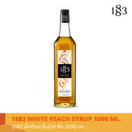 1883 น้ำเชื่อมกลิ่นไวท์พีช 1000 มล./1883 WHITE PEACH SYRUP 1000 ml.