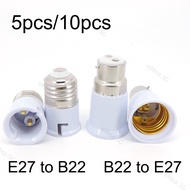 B22 To Screw E27 to B22 Lamp base Socket Converter Light Bulb Adaptor Holder AC power Adapter Lighti