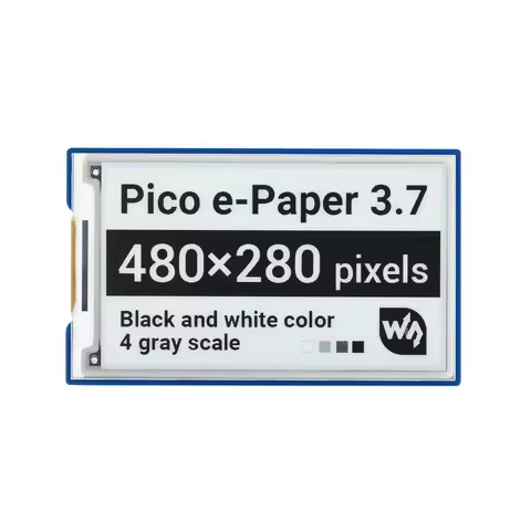 3.7inch E-ink E-Paper Expansion Board HAT for RasPi RPI Raspberry Pi PICO 2 W PICO2 RP2350 Microcont