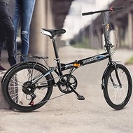 Tricycle Adult Adult Road Racing Bike Mountain Bikes Leisure 20in 7 Speed ??City Folding Bikes Compact Bike Bicycle Urban Commuters Mountain Bike for Adult Men and Women Teens