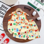 Thigh toe set Sleeveless Colored border boys, sizes from 8-42kg (inbox shop for advice on standard s