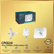 Tp-Link CPE610 tplink litebeam 5Ghz 23Dbi 300Mbps Outdoor CPE Point to Point AP Clien Bridge Repeate