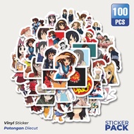 100 PCS Azumanga Daioh Waterproof Aesthetic Anime Stickers - For Laptops, Motorcycles, and Helmets -