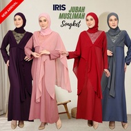 Jubah Muslimah Songket Iris Raya 2025 - Wanita - Baju - 8 Warna
