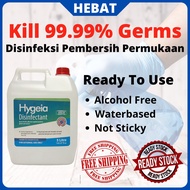 Hygeia Non Alcohol Sanitizer 5L Nano Mist Disinfectant Liquid For Spray Gun Antiseptic Cecair Pembasmi Kuman