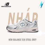 New Balance 530 Steel Grey Shoes 100% Genuine For Men And Women Fullbox