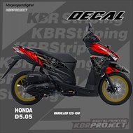 HONDA VARIO LED Decal sticker, VARIO LED 125-150 motorcycle striping MotorcycleHONDA, Racing variati