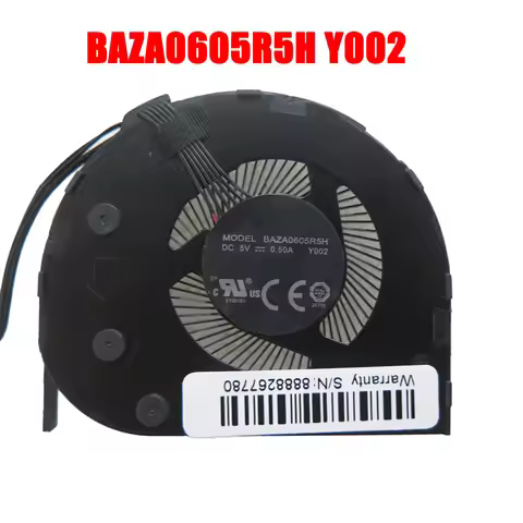 Laptop CPU Cooling Fan For Lenovo For ThinkPad A285 X280 BAZA0605R5H Y002 DC5V 0.5A New