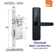 Tuya Smart Digital Door lock กลอนประตูดิจิตอล สแกนลายนิ้วมือ/รหัสผ่าน/IC card/กุญแจ เชื่อมต่อ Bluetooth ควบคุมได้ผ่าน App