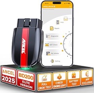 ANCEL BD200 Bluetooth 5.0 OBD2 Scanner Exclusive Free APP with Battery Test, Performance Test, Trip 