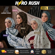 [ AZ NILAM ] Sentuhan Raya by Ameera Zaini Premium Soft Cotton Voile Printed Bawal Bidang 47 + Free 