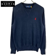 Polo Ralph Lauren 海軍藍 V 領棉質針織衫，S 碼 [二手]