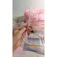 [Material King Wholesale | Taiwan Ready Stock] Glitter Edge Gauze Tape | 6.5cm 33cm 3 Yuan// Translu