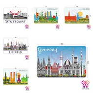 German Souvenir Fridge Magnet Germany Frankfurt Stuttgart