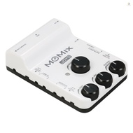 JOYO MOMIX USB Audio Interface Mixer Portable Audio Mixer Professional Sound Mixer for PC Smartphone