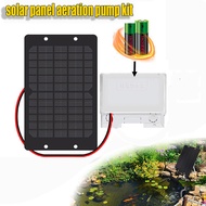 [IN Stock Store] Ultra-quiet Battery Solar/Oxygen Rechargeable Air Pump for Aquarium/Fish Tank Solar Panel Oxygen Pump Set