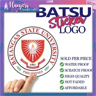 BATSU Vinyl Stickers -  Batangas State University Logo Waterproof Stickers - Hanjeri