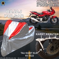 MERAH BAJAJ PULSAR Silver RED Motorcycle Cover Body Cover Bajaj Pulsar PREMIUM Motorcycle Protective