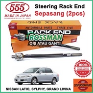 NISSAN LATIO, SYLPHY, GRAND LIVINA JAPAN ORIGINAL 555 STEERING RACK END