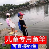 joran udang galah set joran udang galah Set pancing kanak-kanak set lengkap memancing kecil untuk pe