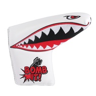 【NebulaCraze】 golf putter cover White Golf Putter Cover Headcover Closure for Golf Putter