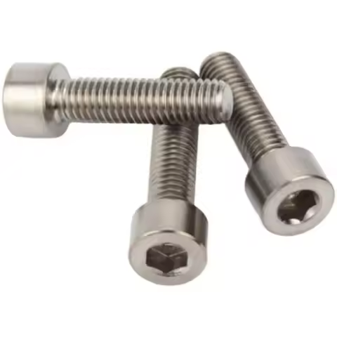 1 PC M1.6 M2 M2.5 M3 M4 M5 M8 M10 M12 M14 M16 TA2 GR2 Titanium Hex Aleen Socket Cap Head Screw Bolts