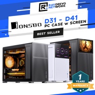 Jonsbo D31 / D41 MATX / ATX Pc Case Chassis [Built-in 8" Screen/Compact Design]