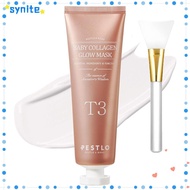 SYNITE Baby Collagen Glow Cream, Peel  with a Brush Collagen , Collagen Aginon Volufiline Collagen G
