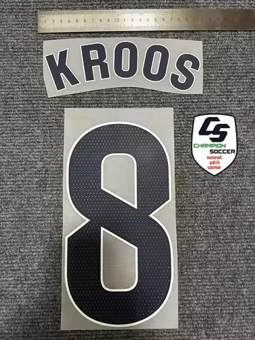 23-24 Madrid home and away number kit