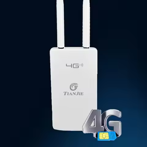 TIANJIE 4G SIM Card Router CPE905 Waterproof Wireless Wifi Modem Outerdoor Hotspot External Antenna 