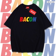 (ส่งจากไทย🇹🇭) เสื้อยืดขาวดำ Oversize | Bacon LGBTQ