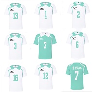 Oikawa Tooru Cosplay T-shirt Aoba Johsai Volleyball Club Top Kunimi Akira IWaizumi Sportswear