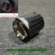 belook ปลายท่อไอเสียคาร์บอนไฟเบอร์ 1 ชิ้น สำหรับR55 R56 R57 R58 R59 R60 R61 F54 F56 F57 F60 อุปกรณ์ต