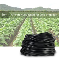 50m Watering Tubing Hose Pipe 4/7mm Drip Irrigation System for Home Garden Yard Lawn Landscape Patio