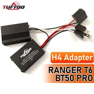 TUFFOO 1Pair H4 Canbus Adaptor For Ranger T6 / Mazda BT50 Pro