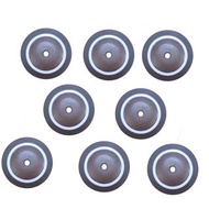 1 Inch 1.25 Inch 1.5 Inch 2 Inch Universal Wheel Wheel Wheel Silent Caster Single Wheel Soft Rubber 