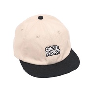 6 Panel - Omidoki Topi Visor Pendek Polocaps Cream & Hitam