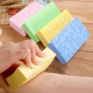 2Pcs Body Shower Sponge Scrub Exfoliator Remover kulit mati pengelupasan lembut sesuai untuk orang dewasa dan kanak-kanak