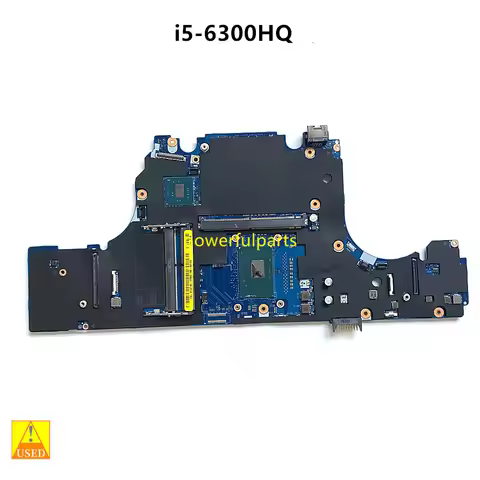 For Dell Precision 15 7510 Motherboard With i5-6300HQ i7-6820HQ Cpu 0Y4C16 086PC0 AAPA0 LA-C541P Wor