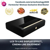 [Pre-order] Laser TV - Wemax A300 9000 Lumens 2600 ANSI Lumens 4K  ultra short throw laser projector / laser TV เลเซอร์ทีวี ดำ One