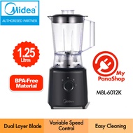 Midea Food Grade PBA Safe Blender ( 1.25L / 600W ) MBL-6012K / MBL6012K
