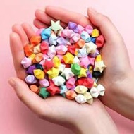 540/1080 Pcs Star Origami Papers, 27 Colors Star Paper Strips, Double Sided Folding, Solid Lucky Sta