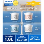 PHILIPS Rice Cooker Hd-3003 1.8 Liter HD3003 Hd 3003 Official Warranty