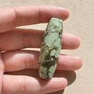 Time Shimmer x View Stone Series · Hubei Raw Ore Turquoise.High Porcelain Feature Dzi Beads 44.8mm *
