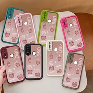 Fashion Cute Cookie Bears Coffee Phone Casing For VIVO Y17 Y15 Y12 Y11 Y20S Y20A Y20T 1906 1901 1902